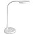 Cep Lampe de bureau Kléo - Led intégrée - 7W - Bras flexible - Variateur d'intensité - Blanc - 1