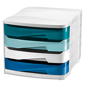 CEP Module de classement RIVIERA 4 tiroirs - Dimensions L29,2 x H24,6 x P38,6 cm. Coloris assortis CEP Module de classement RIVIERA 4 tiroirs - Dimensions L29,2 x H24,6 x P38,6 cm. Coloris assortis