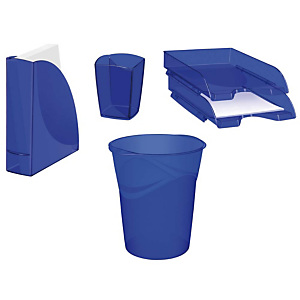 Cep Pack complementos de escritorio Pro azul traslúcido Cep Pack complementos de escritorio Pro azul traslúcido