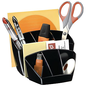 Cep Pot à crayons Confort 580 8 compartiments 14,3 x 15,8 x 9,3 cm Polystyrène Noir Cep Pot à crayons Confort 580 8 compartiments 14,3 x 15,8 x 9,3 cm Polystyrène Noir