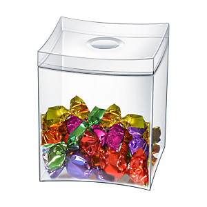 Cep Scatola per dolci Take A Break 0,6 litri 90 x 90 x 115 mm Polistirene Cristallo Cep Scatola per dolci Take A Break 0,6 litri 90 x 90 x 115 mm Polistirene Cristallo