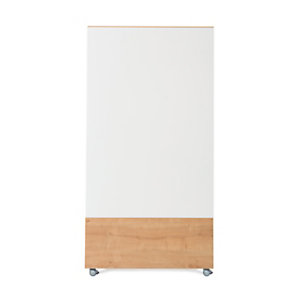 Cep Tableau blanc mobile double face Rocada - Surface magnétique - L.100 x H.195 cm