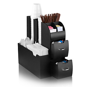Cep Take A Break Organizador para accesorios y condimentos del café 137 x 320 x 280 mm poliestireno negro Cep Take A Break Organizador para accesorios y condimentos del café 137 x 320 x 280 mm poliestireno negro