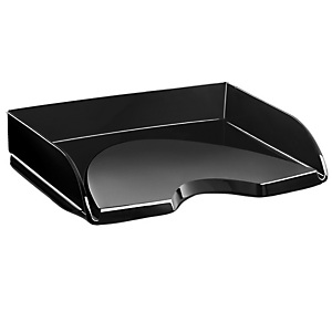 CEP Vaschetta portacorrispondenza - apertura frontale - 26 x 35,1 x 6,9 cm - nero crystal CEP Vaschetta portacorrispondenza - apertura frontale - 26 x 35,1 x 6,9 cm - nero crystal