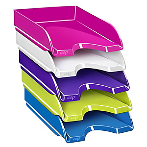Cep Vaschetta portacorrispondenza Gloss, Colori Assortiti (confezione 5 pezzi) Cep Vaschetta portacorrispondenza Gloss, Colori Assortiti (confezione 5 pezzi)