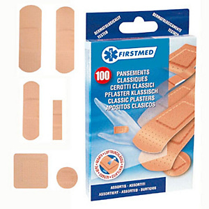 Cerotti classici assortiti (confezione 100 pezzi) Cerotti classici assortiti (confezione 100 pezzi)