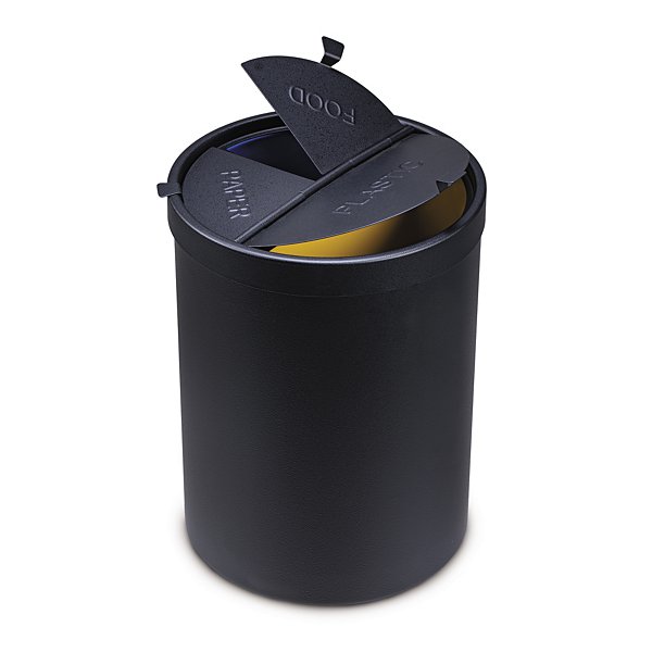 Cestino per raccolta differenziata a 3 scomparti - 2