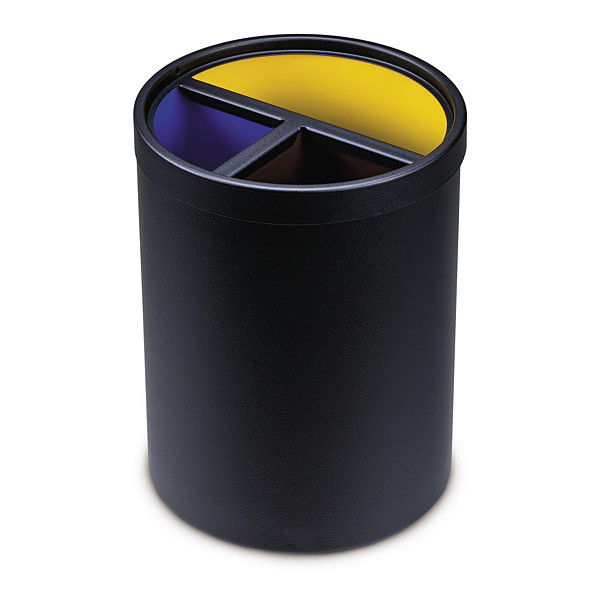 Cestino per raccolta differenziata a 3 scomparti - 1