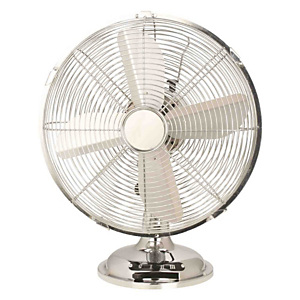 CFG Ventilatore Cromo da tavolo - pala diametro 30 cm - 38 W - metallo cromato CFG Ventilatore Cromo da tavolo - pala diametro 30 cm - 38 W - metallo cromato