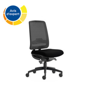Chaise de bureau ergonomique Tarah maille filet / tissu Noir Chaise de bureau ergonomique Tarah maille filet / tissu Noir