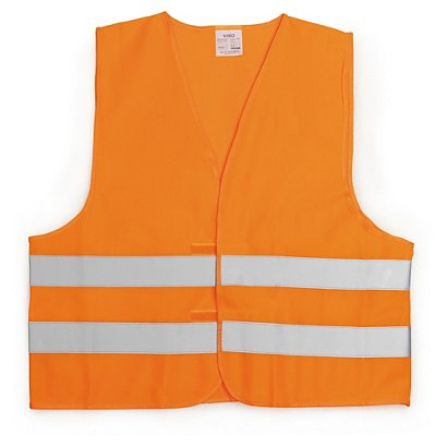 Chaleco de seguridad de alta visibilidad naranja flúo