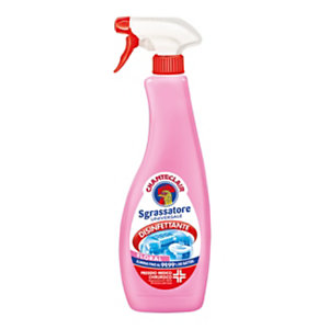 CHANTECLAIR Detergente sgrassatore Universale con trigger Upside Down, Profumo Floral, Flacone spray 600 ml