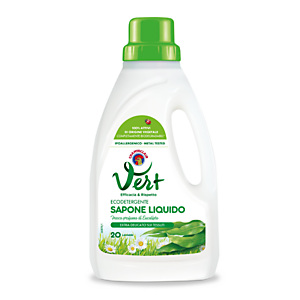 CHANTECLAIR Ecodetergente Sapone Liquido Bucato Linea Vert, Profumo Eucalipto, 20 lavaggi, Flacone 1 l CHANTECLAIR Ecodetergente Sapone Liquido Bucato Linea Vert, Profumo Eucalipto, 20 lavaggi, Flacone 1 l