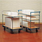 Chariot 3 étages, charge 250 kg##Chariot 3 étages, charge 250 kg Chariot 3 étages, charge 250 kg##Chariot 3 étages, charge 250 kg