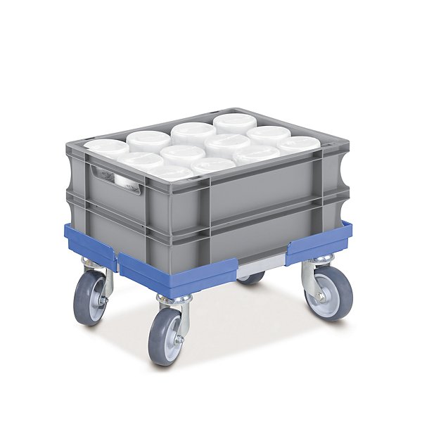 Chariot pour bacs et palettes 610 x 410 x 176 mm - 2