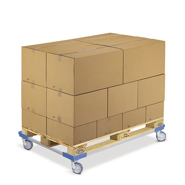 Chariot pour bacs et palettes 610 x 410 x 176 mm - 3