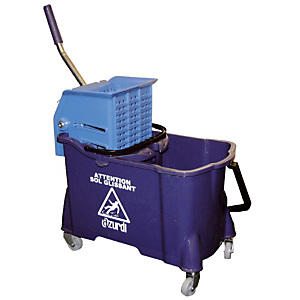 Chariot double seau avec presse Chariot double seau avec presse