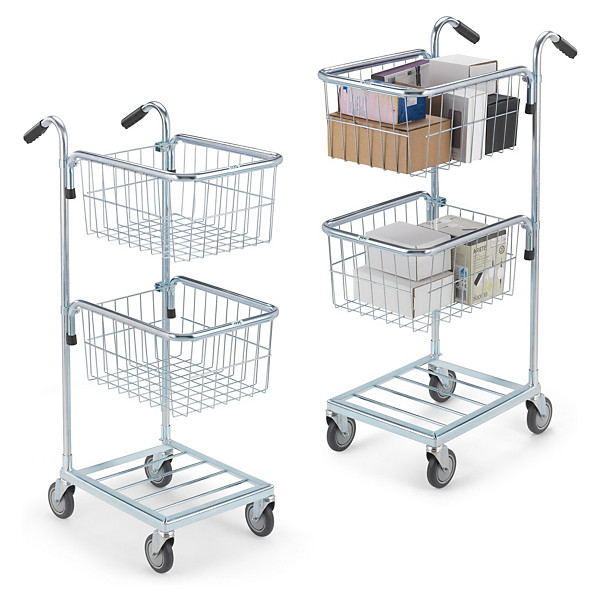 Chariot de préparation de commandes avec paniers