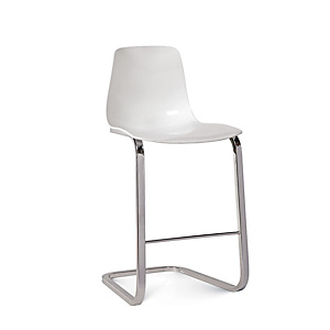 Charme Sgabello, Hirek tecnopolimero brevettato, Bianco Charme Sgabello, Hirek tecnopolimero brevettato, Bianco