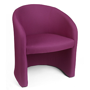 Chauffeuse d'accueil MAJIC 2 Tissu non feu M1 - Fuschia Chauffeuse d'accueil MAJIC 2 Tissu non feu M1 - Fuschia
