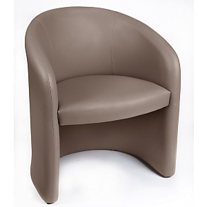 Chauffeuse d'accueil MAJIC 2 Vinyle non feu M1 - Taupe Chauffeuse d'accueil MAJIC 2 Vinyle non feu M1 - Taupe
