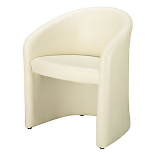 Chauffeuse d'accueil MAJIC Simili cuir - Ivoire Chauffeuse d'accueil MAJIC Simili cuir - Ivoire