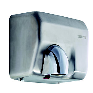 Sèche-mains automatique horizontal - 2300w - pulseo - chrome