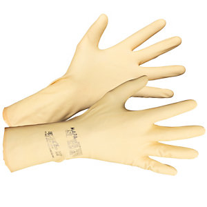 Chemisch bestendige handschoenen latex type B Mapa Vital 175 maat 7, set van 10 paar