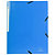 Chemise box à élastique en polypropylène opaque A4 grande capacité Dos 2,5 cm - Coloris assortis - 2