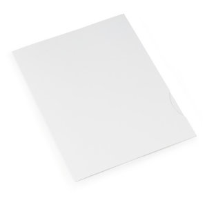 Chemise de présentation carton blanc