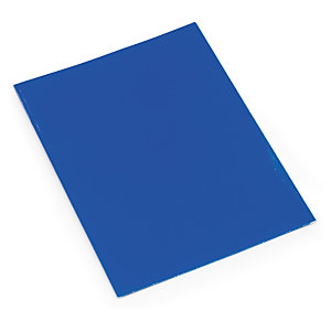 Chemise de présentation carton bleu