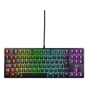 CHERRY K4V2 TKL, Avec fil, USB, Clavier mécanique, AZERTY, LED RGB, Noir CX-K4V2-RGB-TKL-R-FRA CHERRY K4V2 TKL, Avec fil, USB, Clavier mécanique, AZERTY, LED RGB, Noir CX-K4V2-RGB-TKL-R-FRA