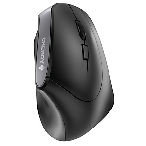 CHERRY MW 4500 Souris ergonomique sans fil, pour droitiers, inclinée à 45°, noir, USB, Droitier, Conception verticale, Optique, RF sans fil, 1200 DPI, CHERRY MW 4500 Souris ergonomique sans fil, pour droitiers, inclinée à 45°, noir, USB, Droitier, Conception verticale, Optique, RF sans fil, 1200 DPI,