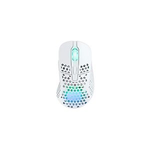 Cherry XTRFY M4 RGB, mano derecha, Óptico, RF Wireless + USB Type-C, 19000 DPI, Blanco M4W-RGB-WHITE Cherry XTRFY M4 RGB, mano derecha, Óptico, RF Wireless + USB Type-C, 19000 DPI, Blanco M4W-RGB-WHITE
