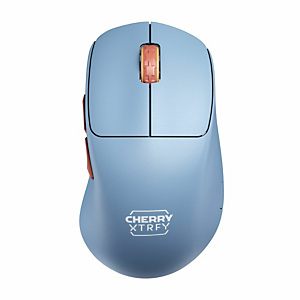 Cherry XTRFY M64 Wireless, RF inalámbrico, 26000 DPI, Azul, Marrón, Turquesa CX-M64W-BLUE Cherry XTRFY M64 Wireless, RF inalámbrico, 26000 DPI, Azul, Marrón, Turquesa CX-M64W-BLUE