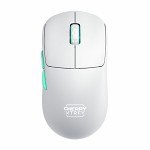 CHERRY XTRFY M68 Wireless, RF sans fil, 26000 DPI, Bleu, Turquoise, Blanc CX-M68W-WHITE CHERRY XTRFY M68 Wireless, RF sans fil, 26000 DPI, Bleu, Turquoise, Blanc CX-M68W-WHITE