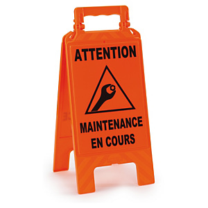 Chevalet de signalisation Maintenance
