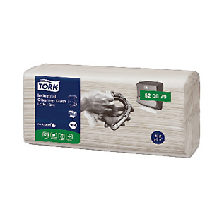 Chiffons de nettoyage industriel gris Tork, paquet de 120 Chiffons de nettoyage industriel gris Tork, paquet de 120