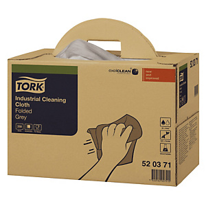 Chiffons de nettoyage industriel Tork, la boîte de 280 Chiffons de nettoyage industriel Tork, la boîte de 280