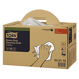 Chiffons de nettoyage ultra résistant Tork, la boîte de 120 Chiffons de nettoyage ultra résistant Tork, la boîte de 120