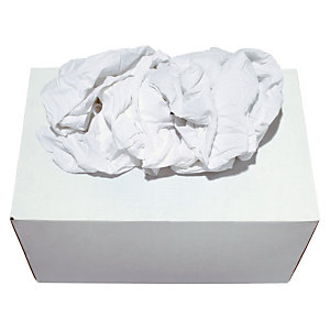 Chiffons textile blanc supérieur, la boîte de 10 kg