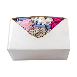 Chiffons textile couleur, la boîte de 10 kg Chiffons textile couleur, la boîte de 10 kg