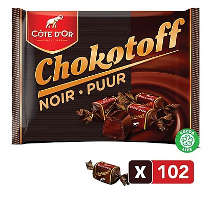 Chocolat noir Chokotoff, sachet de 1 kg - 1