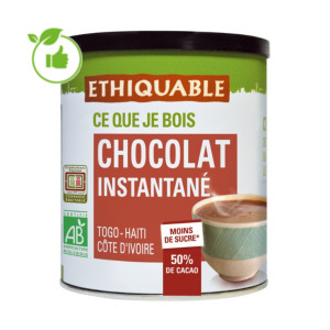 Chocolat en poudre instantané Ethiquable Bio 425 g