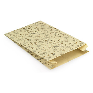 Christmas Holly grass fibre Kraft paper counter bags Christmas Holly grass fibre Kraft paper counter bags