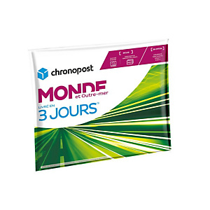 CHRONOPOST Pochette gonflable Chrono Express Monde & Outre-Mer - 2 kg CHRONOPOST Pochette gonflable Chrono Express Monde & Outre-Mer - 2 kg