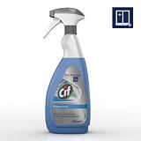 Cif Professional Limpiador spray para cristales y superficies, fragancia fresca, líquido azul, 750 ml Cif Professional Limpiador spray para cristales y superficies, fragancia fresca, líquido azul, 750 ml