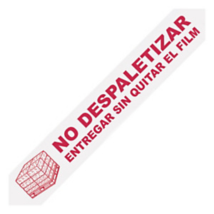 Cinta adhesiva de polipropileno preimpresa para patelizaciones Cinta adhesiva de polipropileno preimpresa para patelizaciones