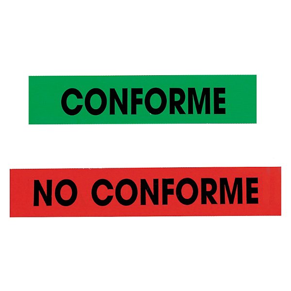 Cinta adhesiva de PVC para control de conformidad - 2