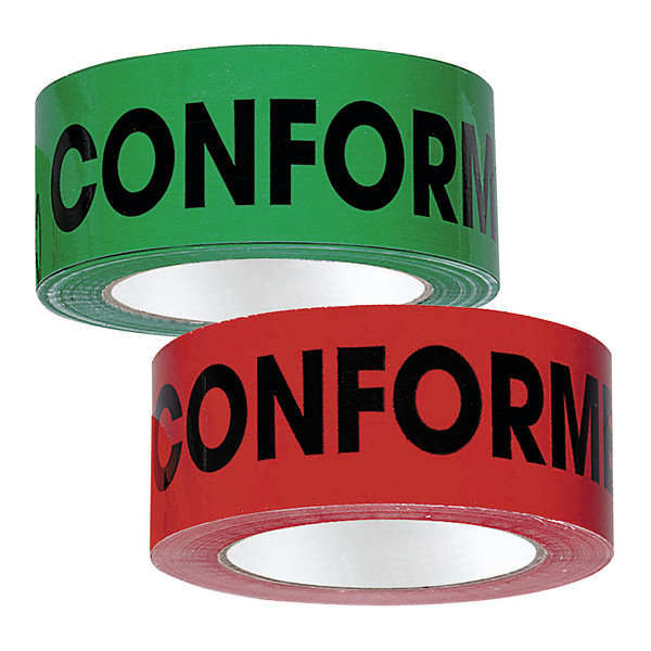 Cinta adhesiva de PVC para control de conformidad - 1